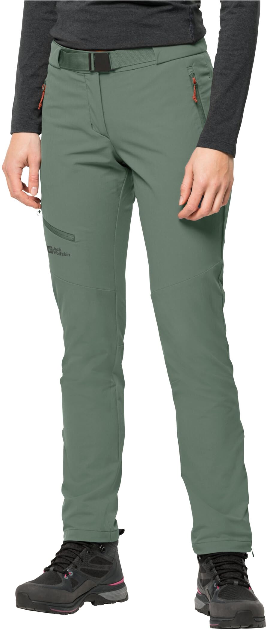 Jack Wolfskin Women's Holdsteig Casual Hiking Pants - Lightweight Quick-Dry Outdoor Trousers for Travel & Adventure