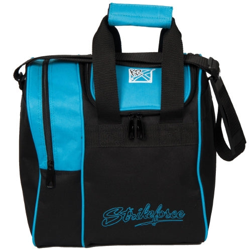 KR Strikeforce Rook Aqua Single Bowling Ball Tote Bag - Lightweight Bowling Accessory for Men & Women - Perfect for League Play, Practice & Tournaments