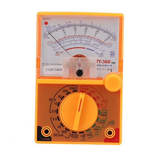 Professional Analog Multimeter - Easy to Read, Safe & Accurate Voltmeter with High Definition Scale | Ideal for Industrial Electrical Testing, DIY Home Repairs & Automotive Diagnostics