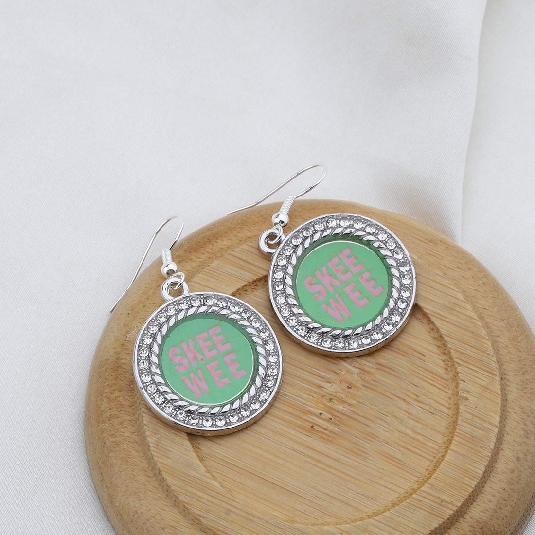 CHOORO Sorority Gifts for Sisters - Pink & Green Graduation Necklace Jewelry - Perfect for Graduation Gifts, Sisterhood Events, and Greek Life Accessories