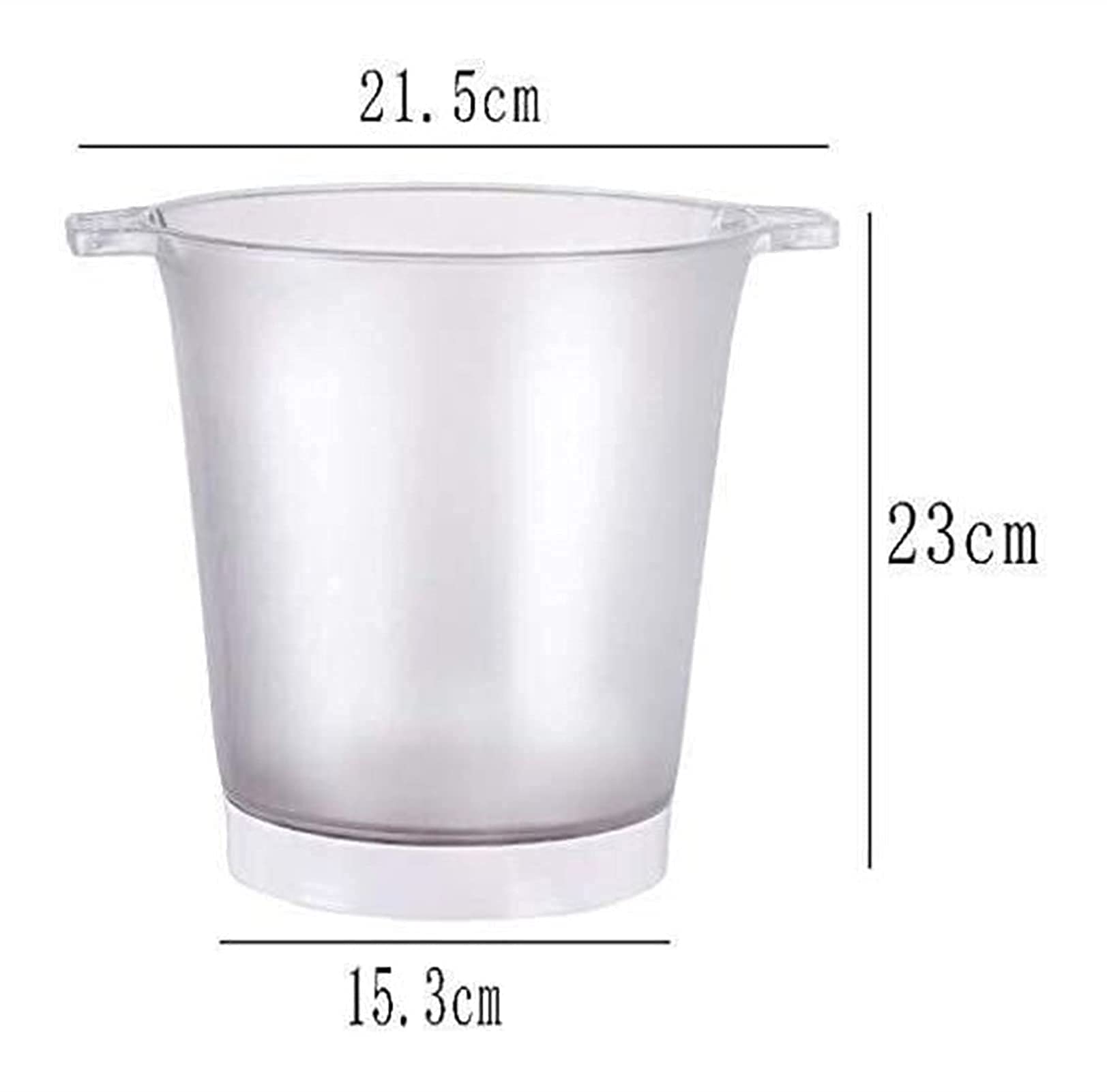 AWJ 5L LED Ice Bucket with Color Changing Lights - Battery Powered Waterproof Drink Container for Wine, Champagne, Beer & Beverages - Perfect for Party, Home, Bar & Outdoor Gatherings