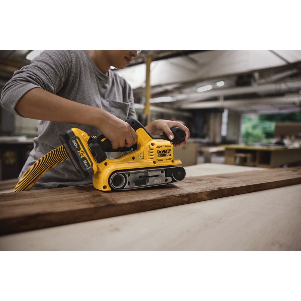 DEWALT DCW220B 20V MAX XR Brushless Cordless Belt Sander (Tool Only) - Perfect for Woodworking, Sanding Floors & DIY Projects