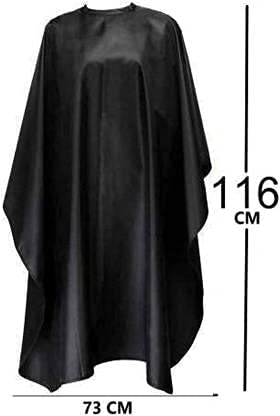 3 Pack Waterproof Barber Salon Hair Cutting & Dyeing Apron Sheets - Professional Black Hairdressing Capes for Men & Women - Perfect for Salon, Parlor & Home Hair Styling