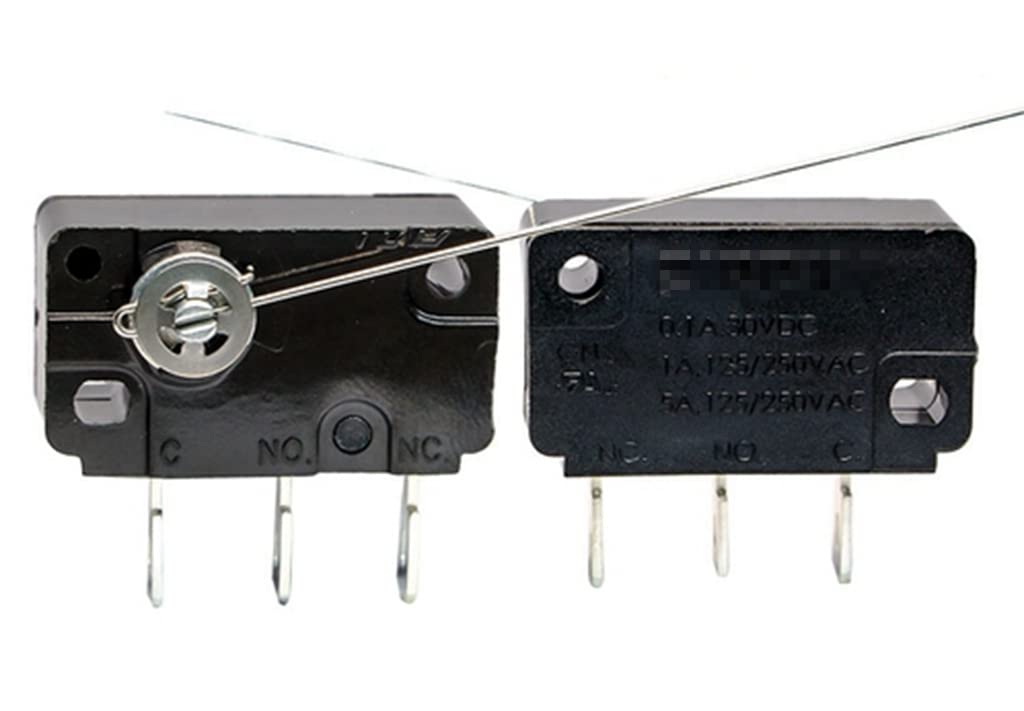 2PCS CNR-05S-03-Z Long Wire Micro Switch Coin Switch for Milk Tea Sealing Machine - Perfect for Vending Machines, Arcade Games, and DIY Electronics Projects