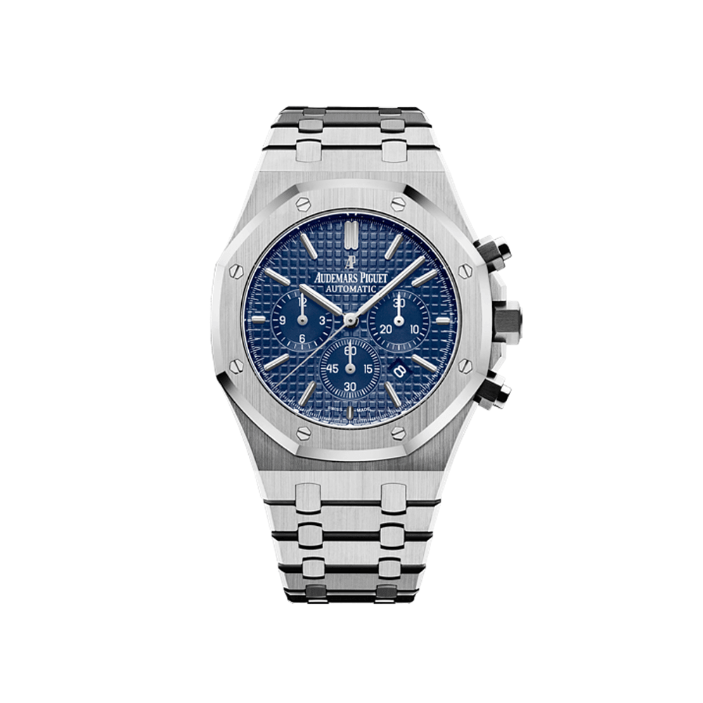 Audemars Piguet Royal Oak 26320ST Chronograph Watch - Stainless Steel Case, Blue Dial, Automatic Movement | Luxury Dress Watch for Men, Perfect for Business & Formal Occasions