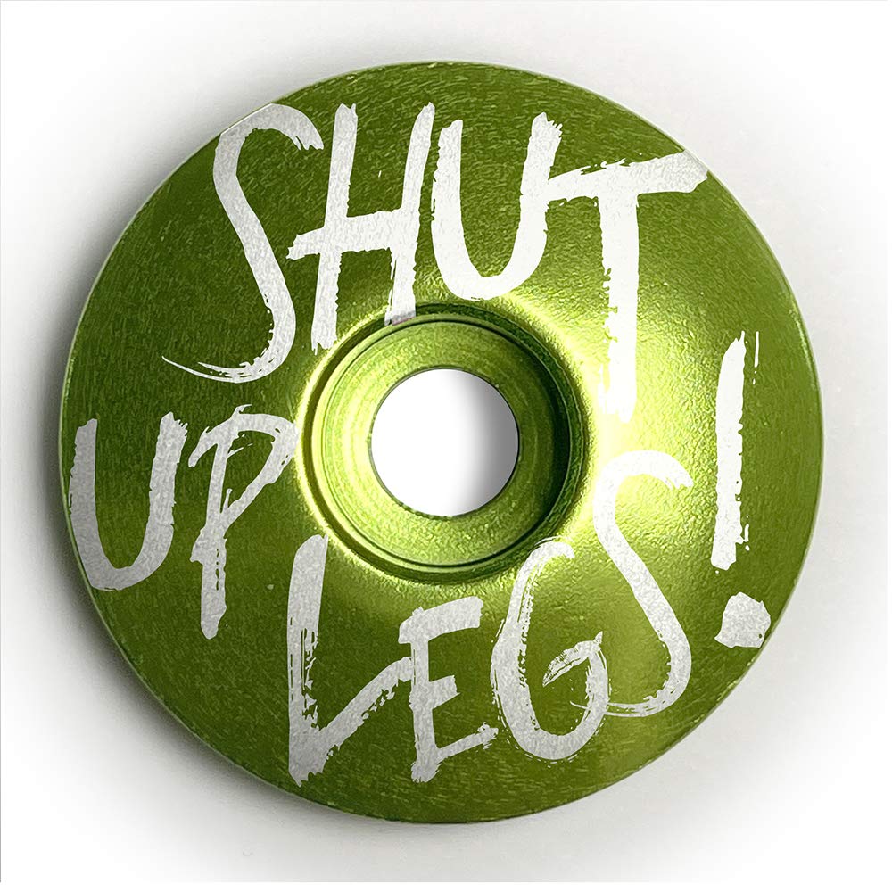 Shut Up Legs Bicycle Headset Cap - Premium Bike Stem Top Cap for Road & Mountain Bikes - Perfect for Cycling Enthusiasts & Competitive Riders