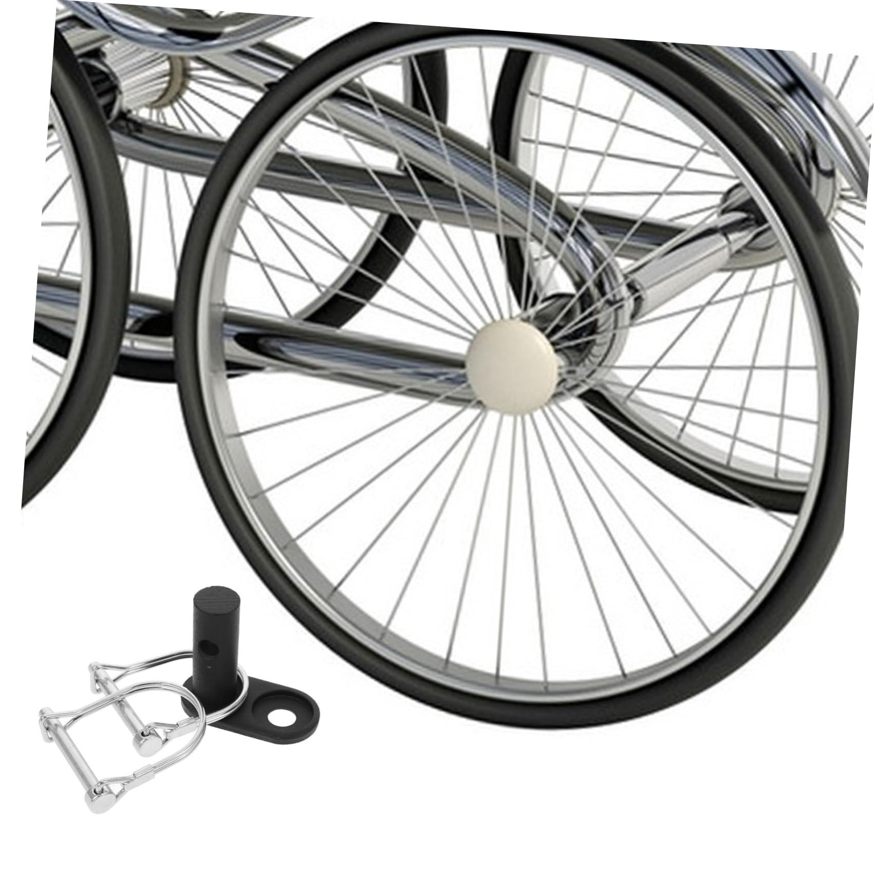 HEMOTON Stroller Bike Trailer Hitch Connector - Universal Cycling Adapter Coupler for Bikes & Strollers - Secure Tow Hook for Child Trailers, Cargo Carriers & Bike Accessories - Perfect for Family Rides, Commuting & Outdoor Adventures