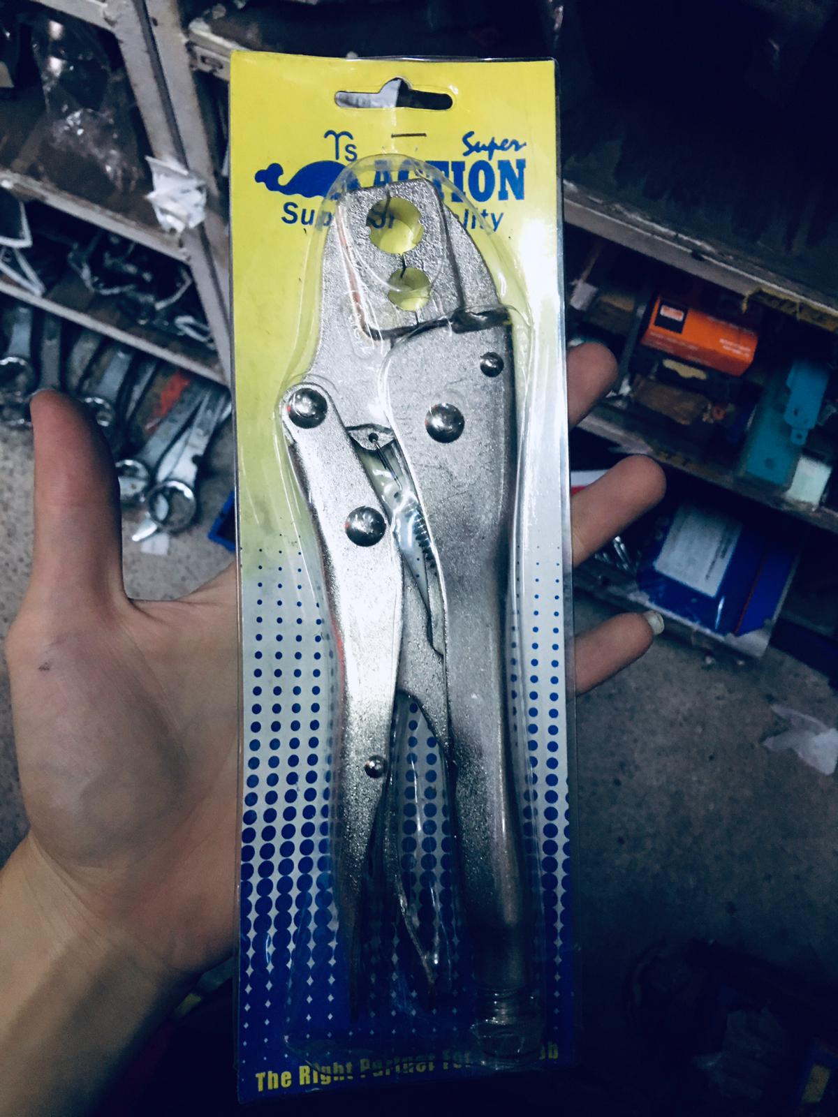 Professional Action Optical Pliers for Twin Hose Clips - Heavy Duty PLR AOP Model | Perfect for Automotive, HVAC, and Plumbing Repairs