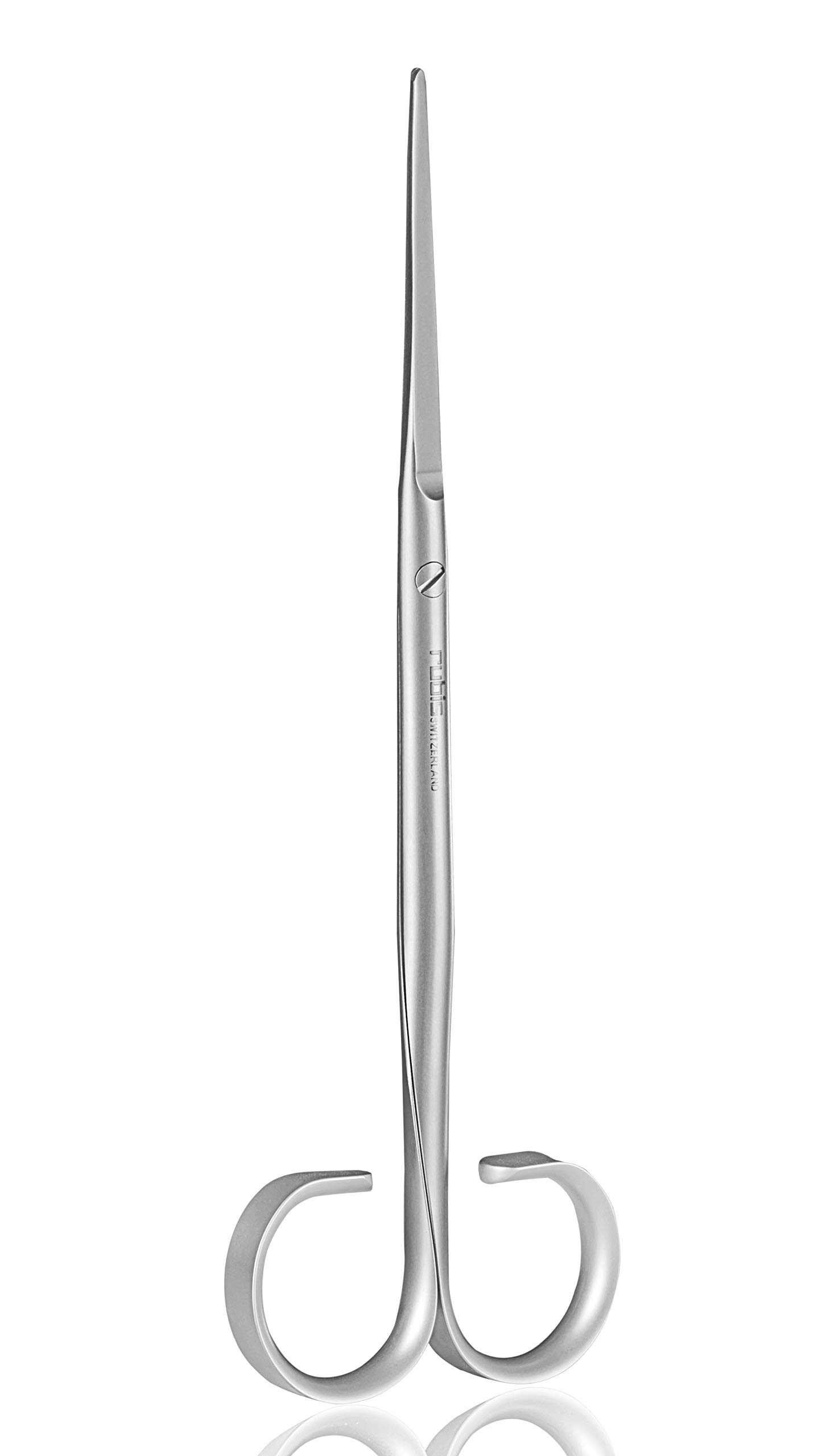Rubis Eyebrow Scissors - Professional Stainless Steel Hair Trimming Scissors for Precise Eyebrow Grooming, Shaping & Styling | Perfect for Salon, Home Use & Travel Makeup Kit
