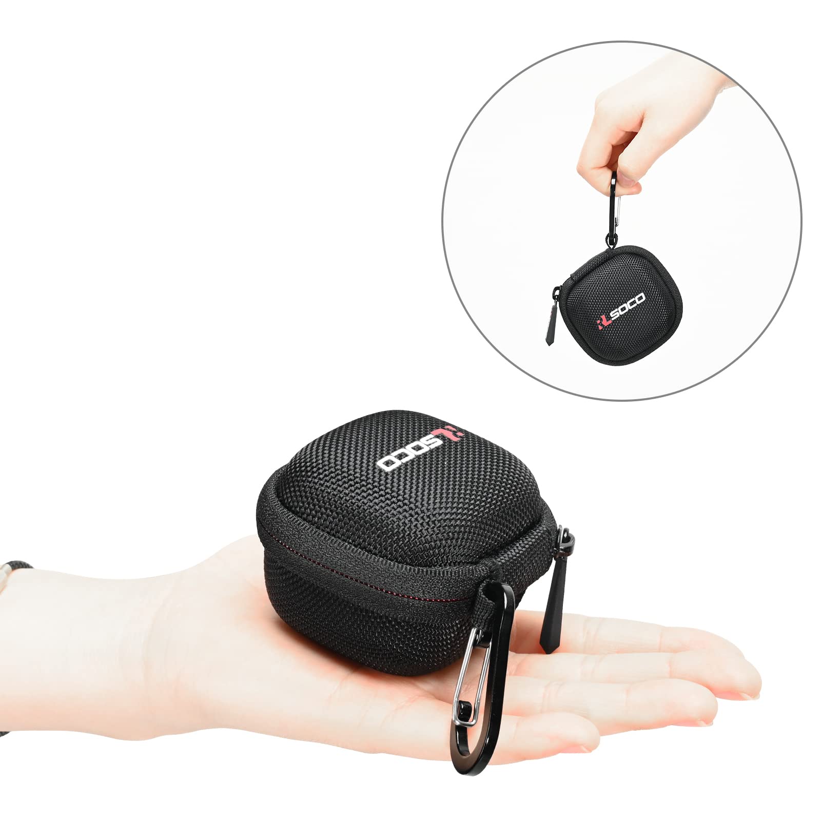 RLSOCO Protective Hard Case for JBL Tune 225TWS/Tour PRO+/Live PRO+ Wireless Earbuds - Shockproof & Dustproof Cover (Black) - Perfect for Travel, Gym & Daily Use