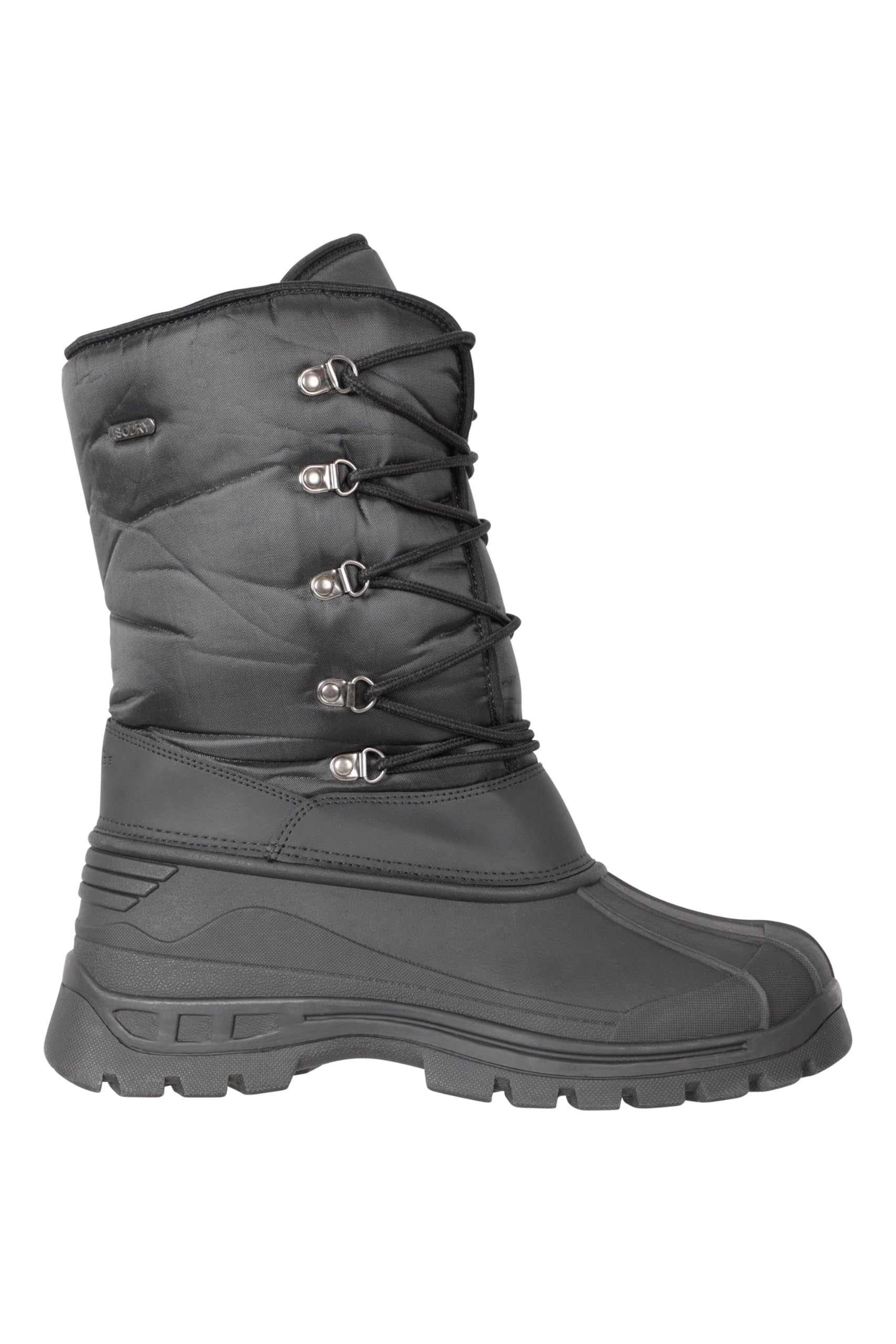 Mountain Warehouse Men's Plough Snow Boots - Waterproof Winter Boots for Hiking, Snowshoeing & Outdoor Adventures
