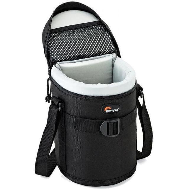 Lowepro Lens Case 11x18cm Black - Protective Camera Lens Pouch for DSLR & Mirrorless - Perfect for Travel, Hiking & Outdoor Photography