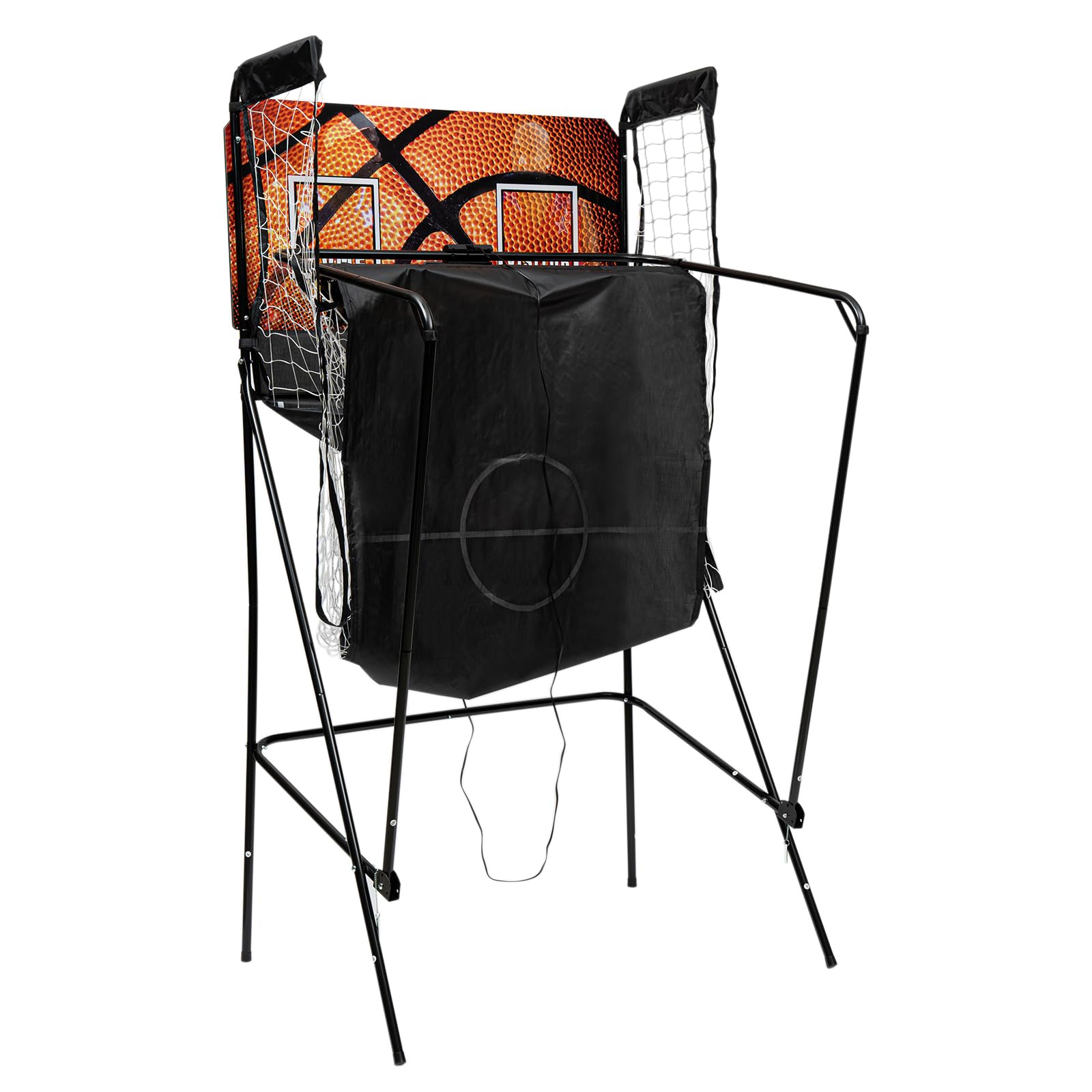 Best Dual Shot Arcade Basketball Game for Home - LED Electronic Scorer & Timer, 8 Game Modes, Easy Foldable Design - Perfect for Game Rooms, Parties, Malls & Outdoor Fun