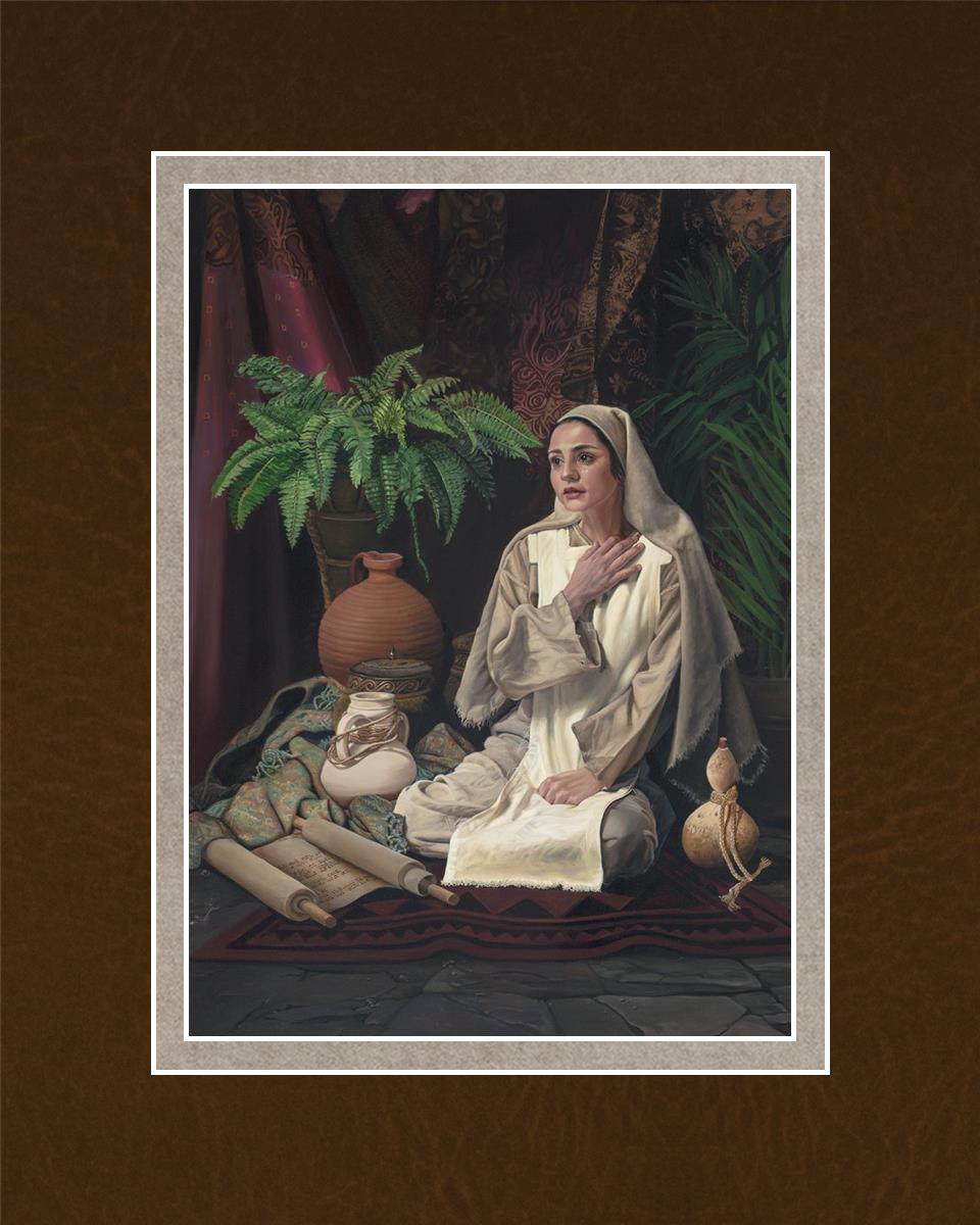 Behold Thy Handmaiden - Elegant Religious Necklace for Women - Perfect for Church, Weddings & Daily Devotion