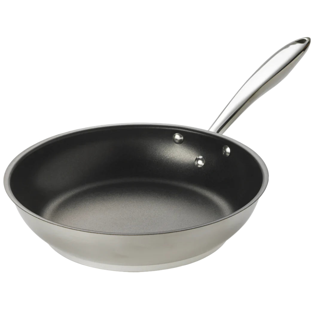 Thermalloy Deluxe 11-Inch Nonstick Fry Pan - Stainless Steel Skillet with Even Heat Distribution - Perfect for Searing, Frying & Sauteing in Professional & Home Kitchens