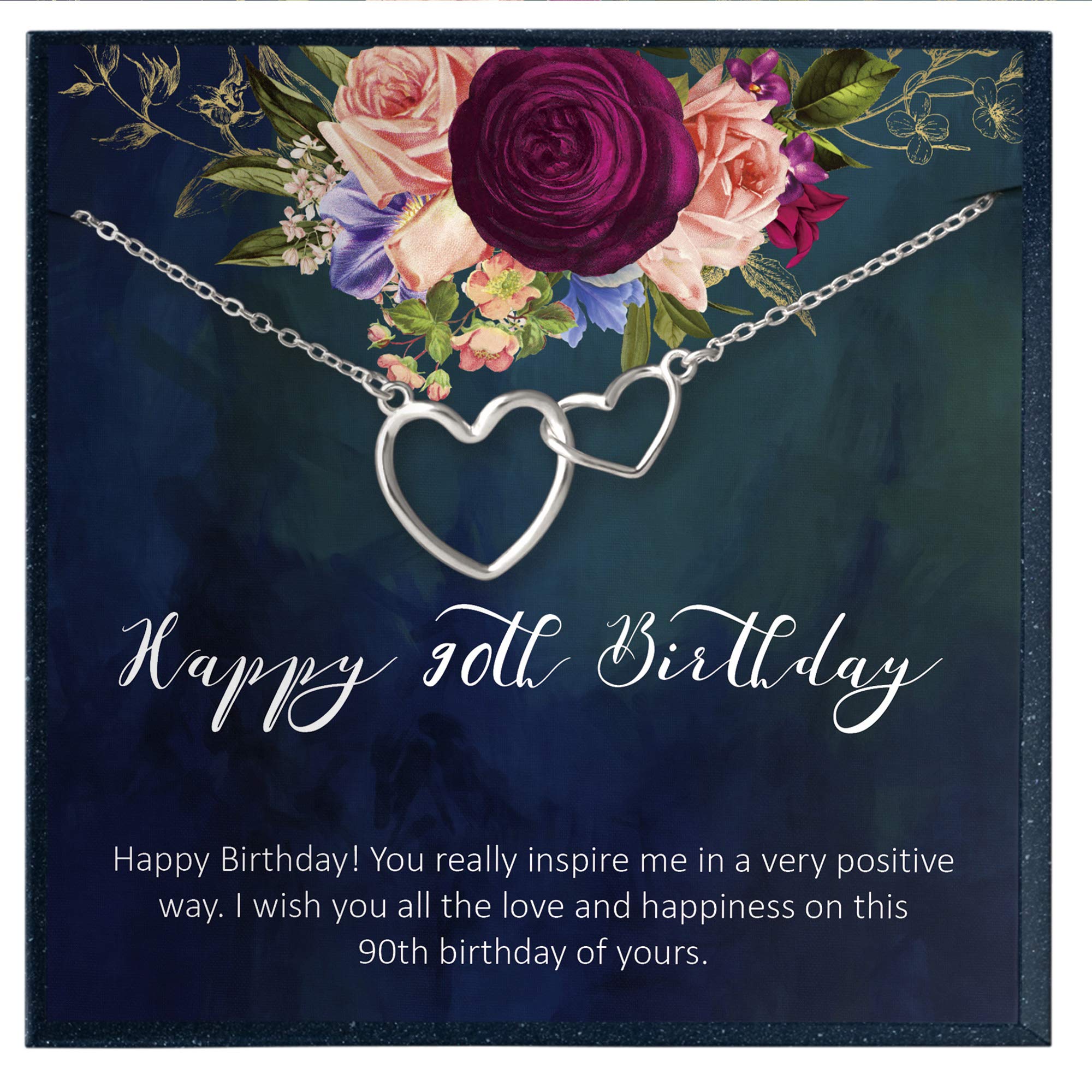 90th Birthday Necklace for Women - Elegant Jewelry Gift for Grandma, Aunt, or Friend - Perfect for Milestone Celebrations & Special Occasions