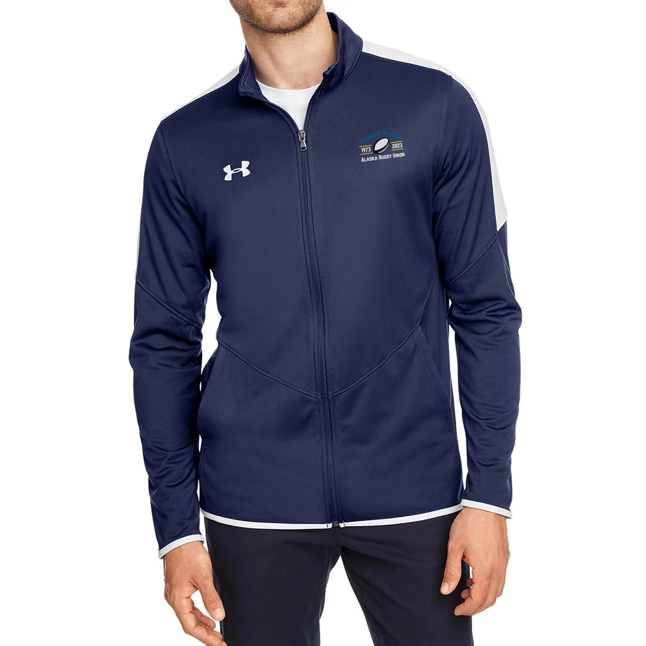 AKRU 50th Anniversary Rival Knit Jacket - Stylish Retro Pullover for Men & Women - Perfect for Casual Outings, Fall Layering, and Vintage Fashion Enthusiasts