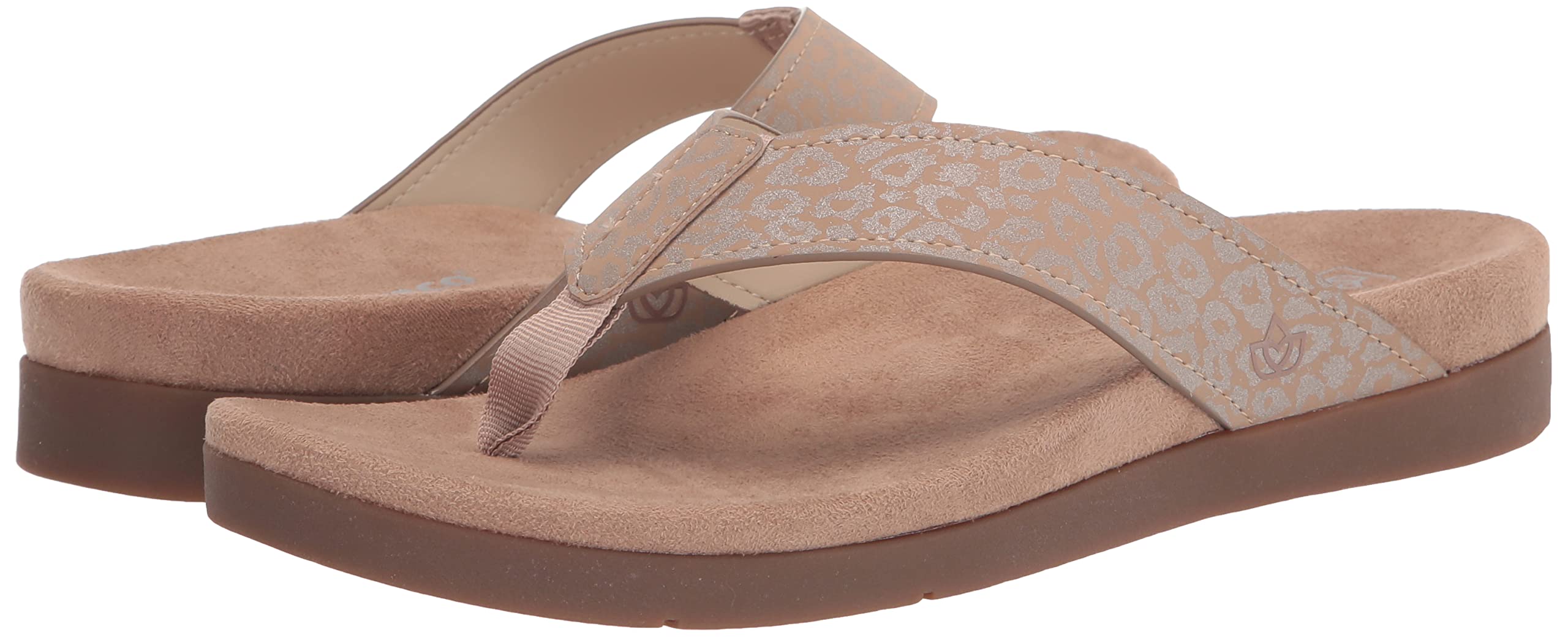 Spencos Women's Yumi Candy Stripe Comfort Sandals - Arch Support & Cushioned Footbed for Walking, Travel & Summer Outfits