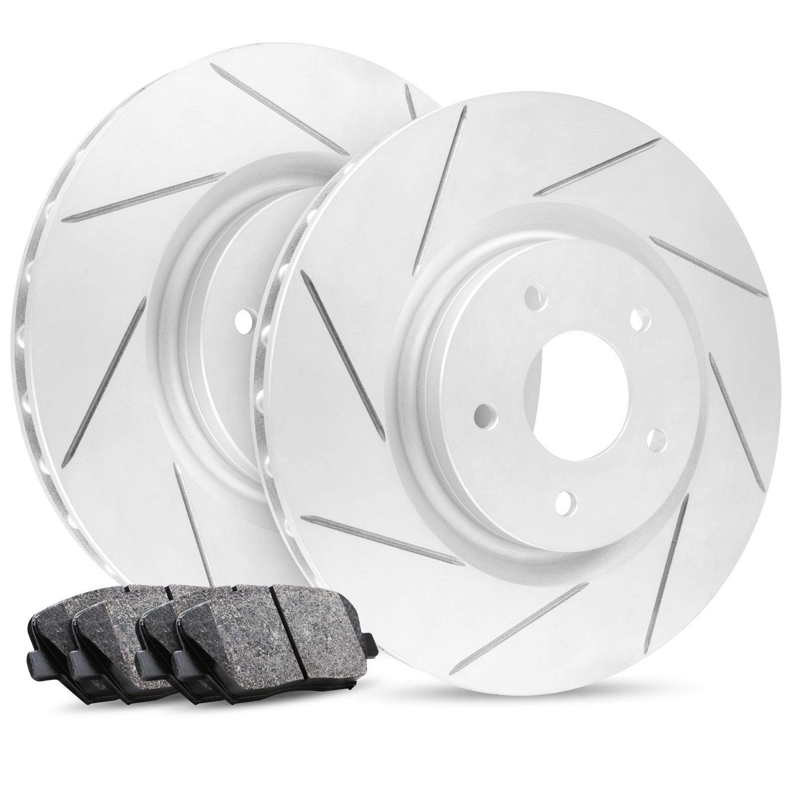 R1 Concepts Premium Front Brake Kit - Ceramic Brake Pads & Rotors for 2005-2006 Pontiac GTO | High-Performance Braking System for Daily Driving & Track Use