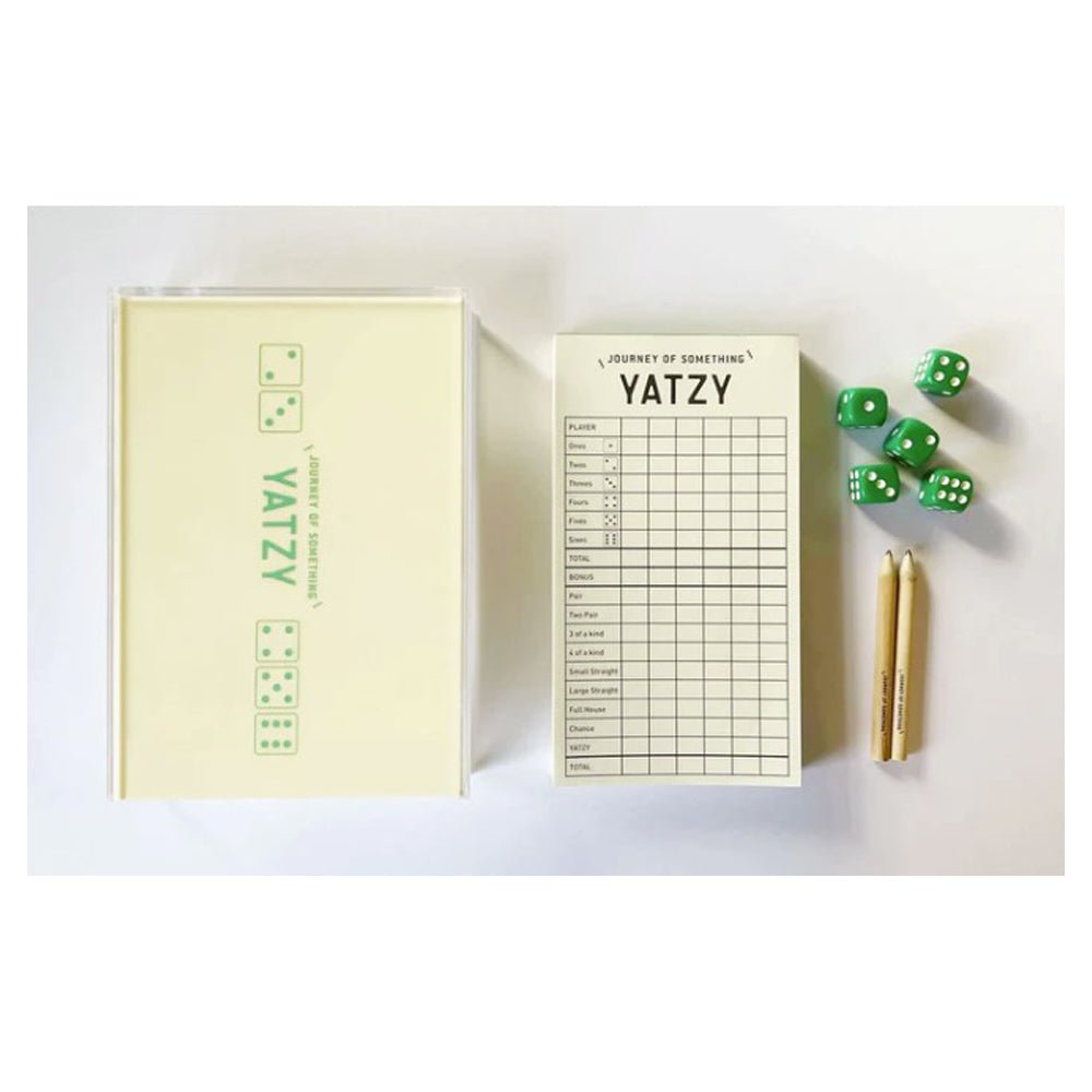Yatzy Dice Game Set - Classic Family Board Game for Kids & Adults - Perfect for Parties, Game Nights & Travel