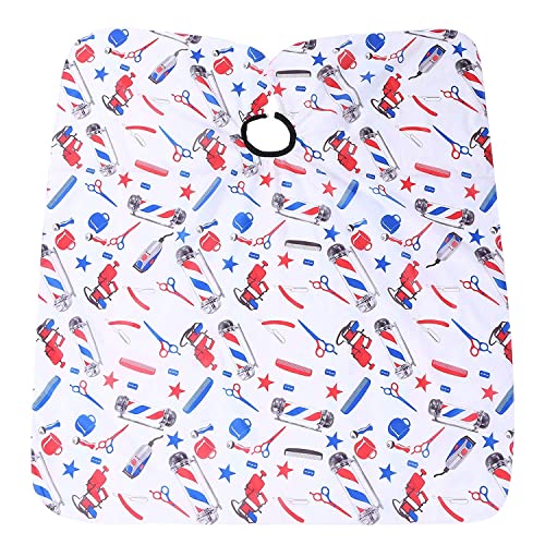 Waterproof Salon Cape Apron for Hair Cutting, Coloring & Styling - Barber Hairdressing Cape with Adjustable Neck - Perfect for Salons, Home Haircuts & DIY Styling