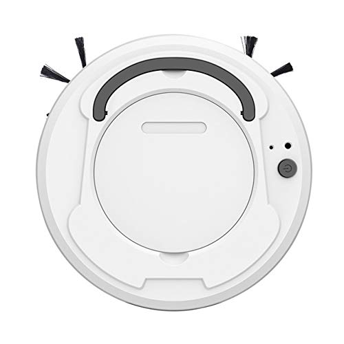 LXRZLS Automatic Rechargeable Smart Robot Vacuum Cleaner for Home - White | Self-Charging, Powerful Suction for Hardwood Floors & Carpets | Pet Hair, Dust & Dirt Cleaning | Ideal for Living Room, Bedroom & Office
