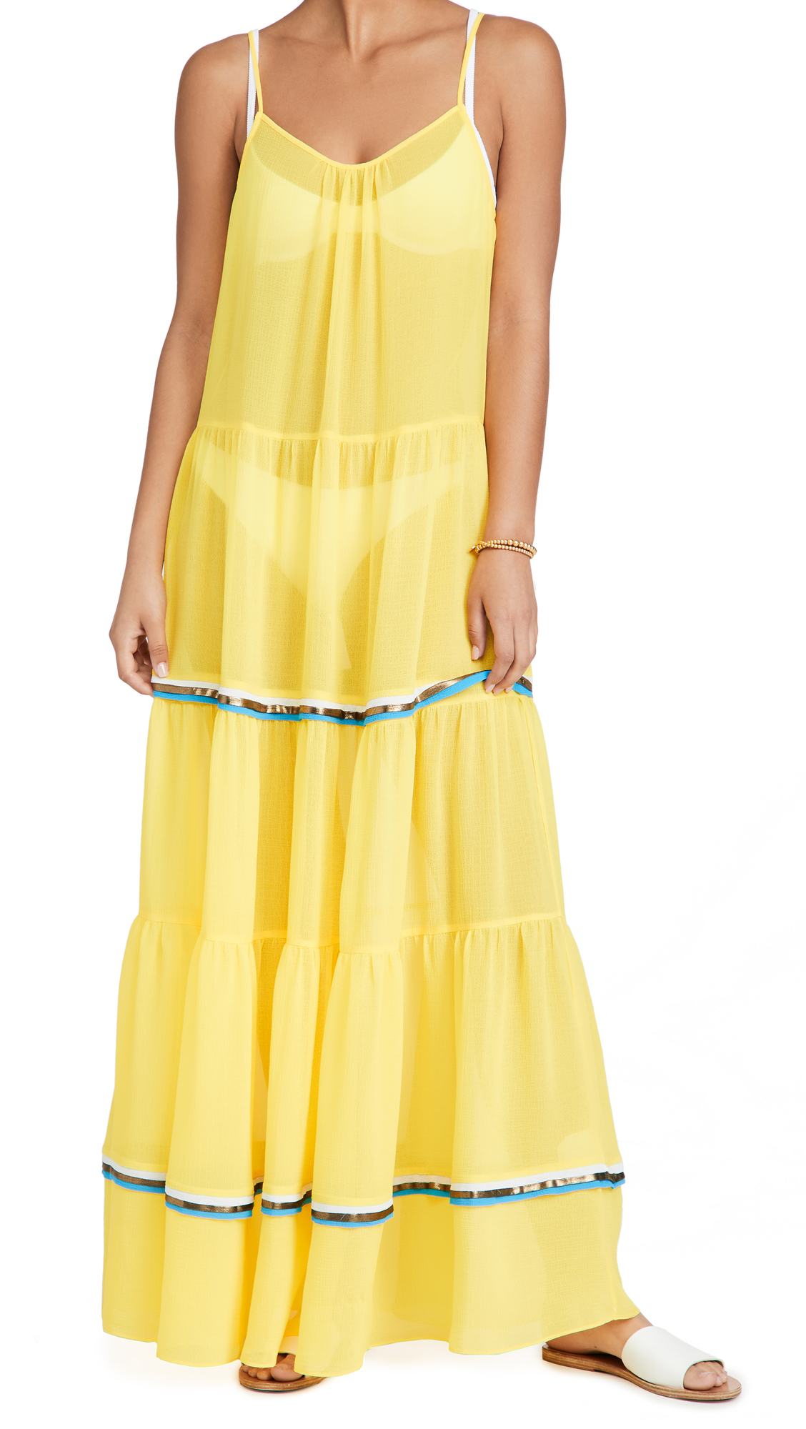 Ramy Brook Women's Alva Maxi Coverup Dress - Lightweight Beach Cover Up, Swimwear Cover Dress for Pool, Vacation & Summer Outfits
