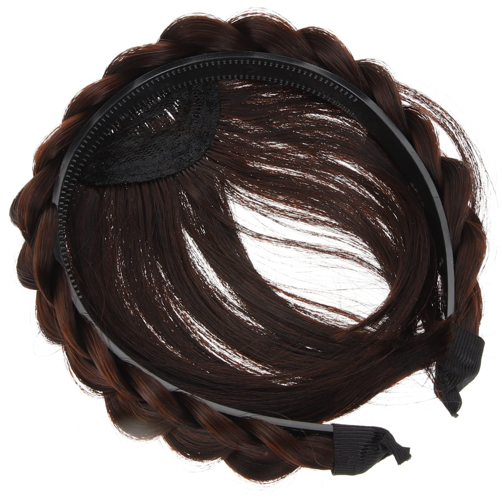 FRCOLOR Women's Hair Ties, Wigs, Headbands & Fake Bangs Hair Extensions - Soft & Comfortable Hair Accessories for Daily Styling, Cosplay & Special Occasions