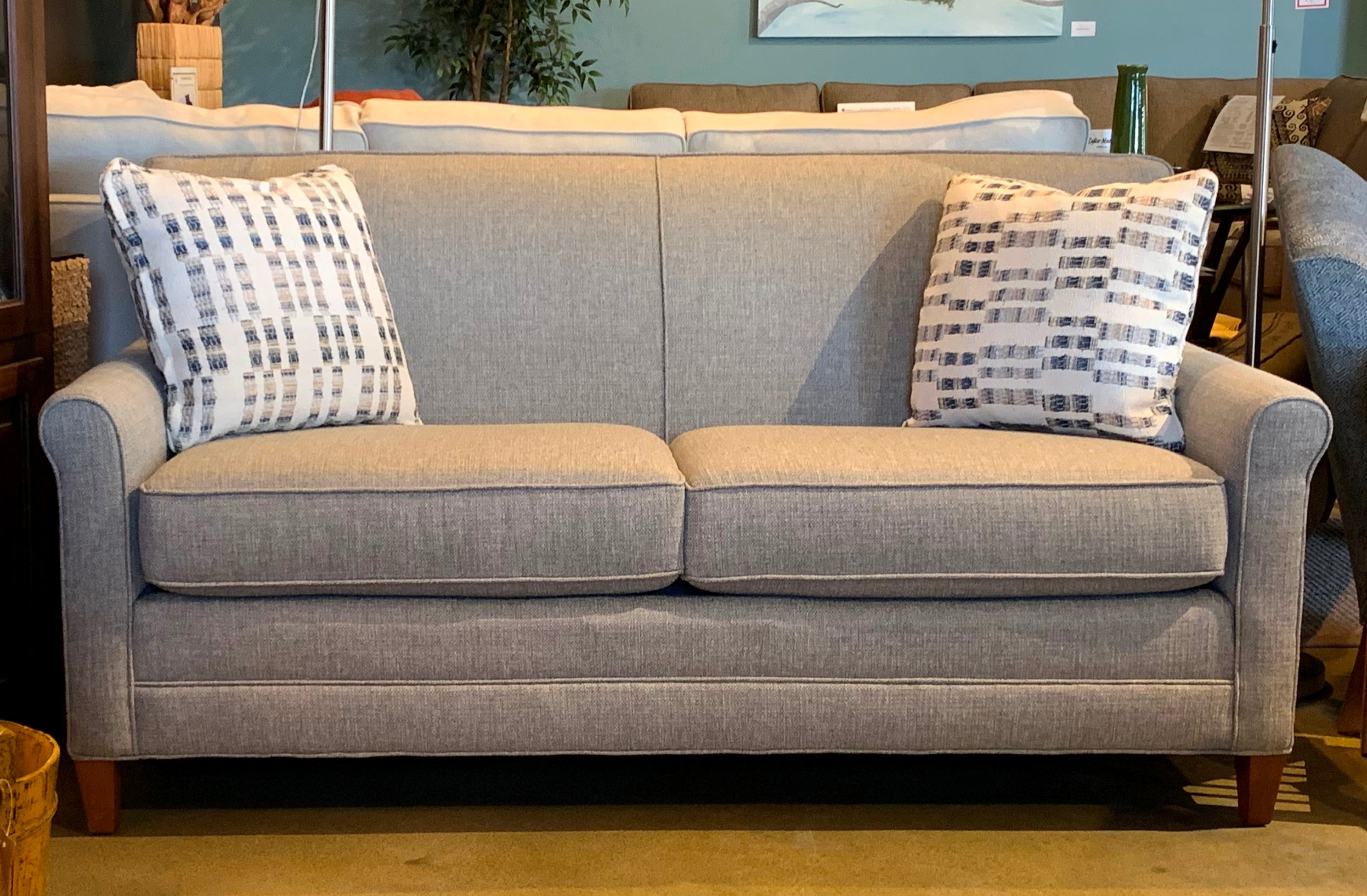 Temple Tailor Made 71 Sofa with Lawson Back - Premium Showroom Model | Luxury Living Room Furniture for Modern Homes & Office Waiting Areas