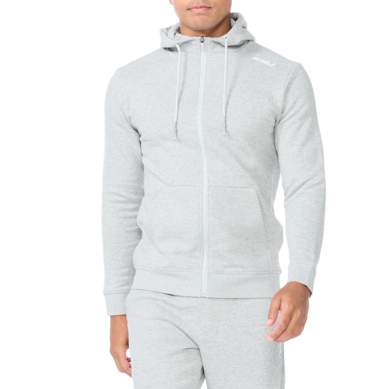 2XU Men's Aspire Full Zip Hoodie - Lightweight Running Jacket for Training & Outdoor Activities - Perfect for Jogging, Gym & Casual Wear