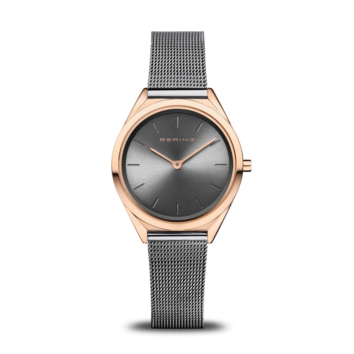 BERING Ultra Slim Unisex Watch - Stainless Steel Strap, Sapphire Crystal, Analog Quartz Movement (Model 17031-XXX) | Perfect for Business, Casual Wear & Special Occasions