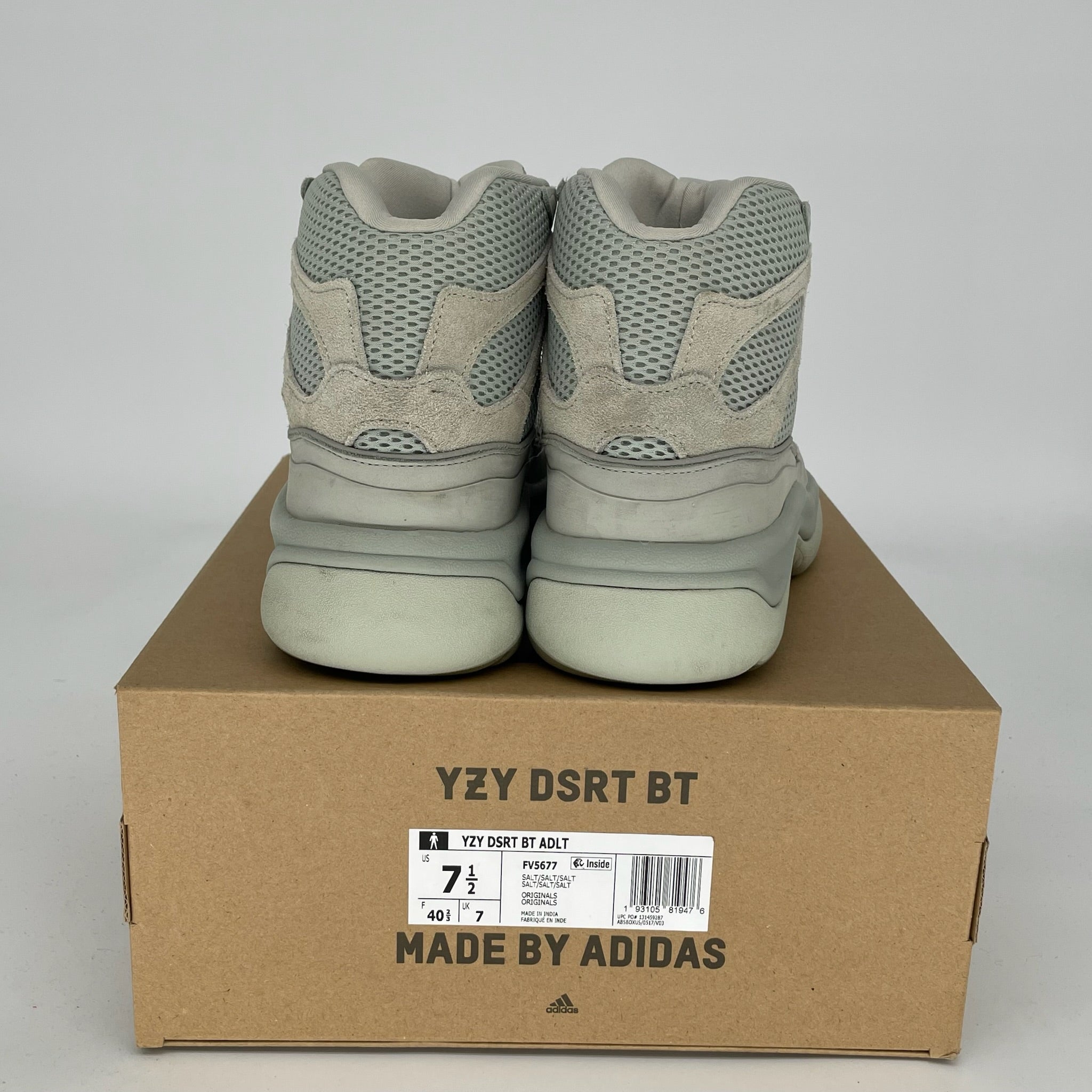 Adidas Yeezy Desert Boot Salt - Men's Size 7.5 (FV5677) | Stylish & Comfortable Hiking & Outdoor Shoes for Adventure Enthusiasts