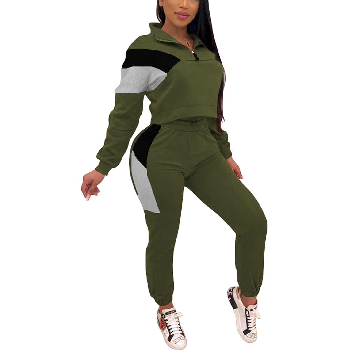 Nimsruc Women's Two Piece Lounge Outfit Set - Comfortable Pants & Top for Relaxing at Home, Yoga, and Casual Wear