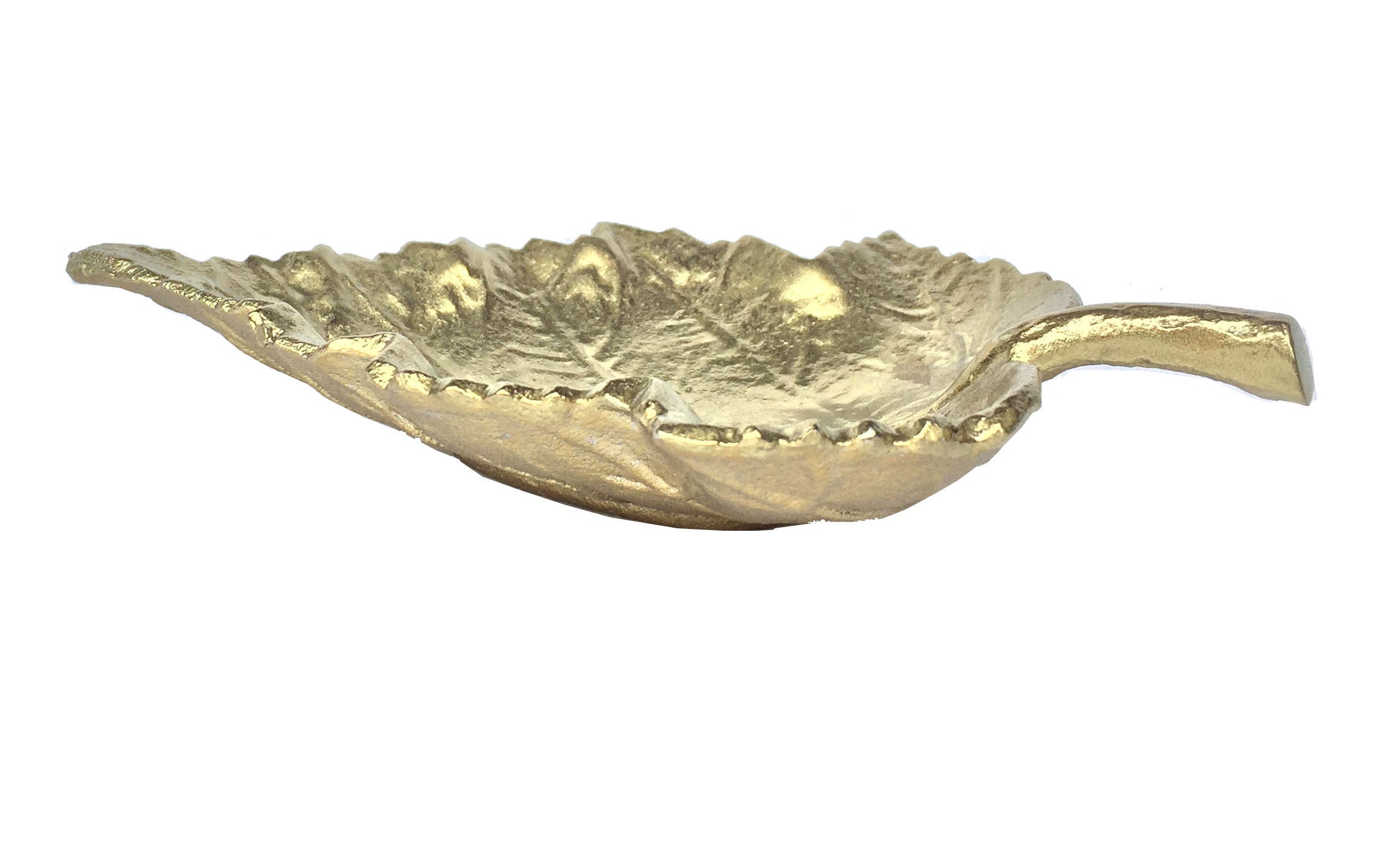 Keith Craftsmen Gold Cast Aluminum Leaf - Elegant Home Decor for Wall Art, Table Centerpieces & Wedding Decorations | Perfect for Living Room, Bedroom & Event Styling