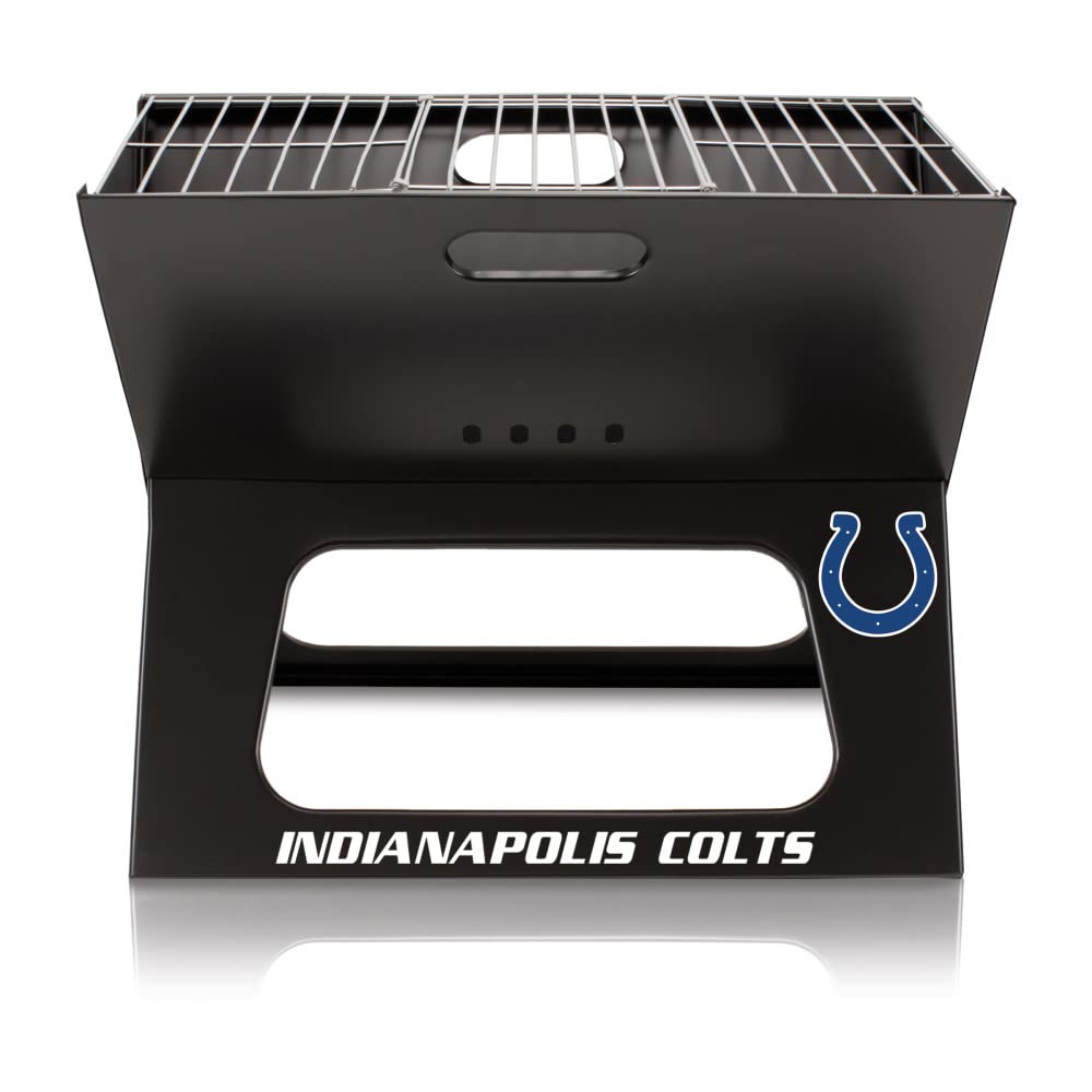 Portable Charcoal Grill for Camping, Tailgating & Outdoor BBQ - Compact NFL X-Grill for Backyard, Picnics & Game Day Parties