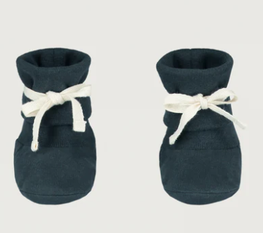 Grey Label Baby Ribbed Booties for Newborns 0-6 Months - Soft & Cozy Winter Booties for Infants, Perfect for Indoor & Outdoor Use