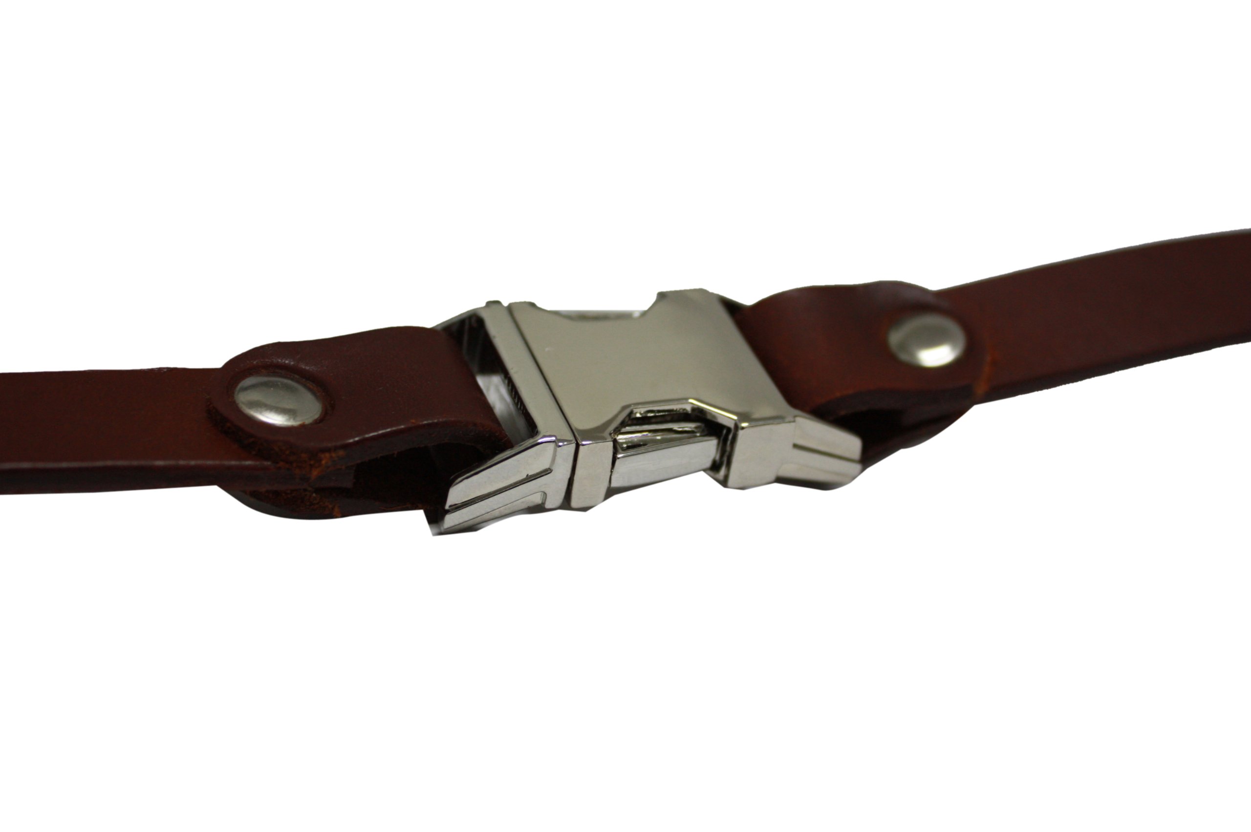 **Angel Malibu Small Red Bling 100% Genuine Top Grain Leather Dog Harness - Adjustable Side Release Buckle, Size SM for Dogs 15-25 lbs - Perfect for Walking, Training & Fashion Outings**