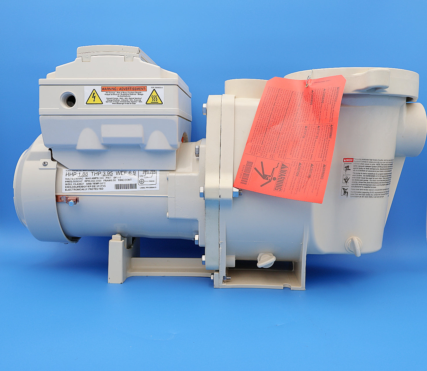 Pentair IntelliFlo Variable Speed Pool Pump 3HP (011056) - Energy Efficient Swimming Pool Pump for Inground Pools | Perfect for Backyard Pool Circulation, Water Features & Spa Jets
