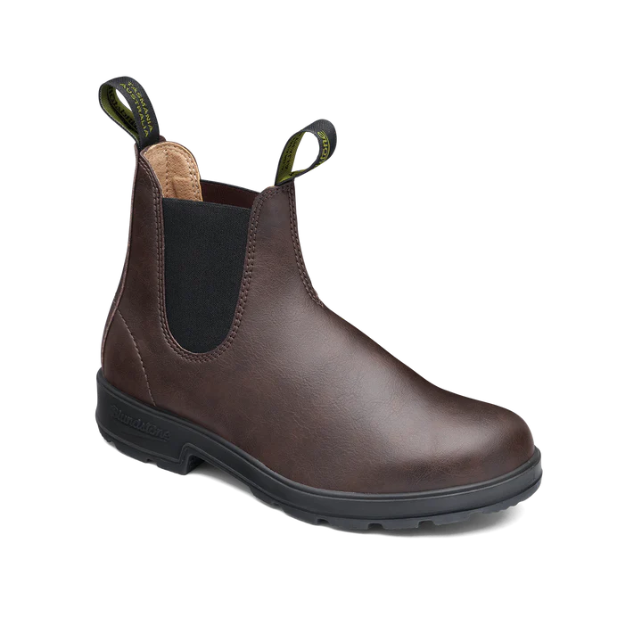 Blundstone 2116 Original Vegan Brown Leather Chelsea Boots - Comfortable & Durable for Men & Women | Perfect for Work, Hiking & Casual Wear