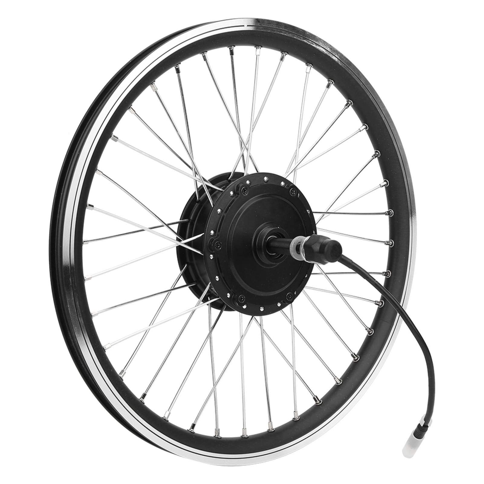 Electric Bike Conversion Kit - 24in Wheel Rim, Thumb Throttle & Waterproof Cable - Bicycle Controller Parts for Mountain Bikes | Perfect for Commuting, Off-Road Adventures & Eco-Friendly Transportation