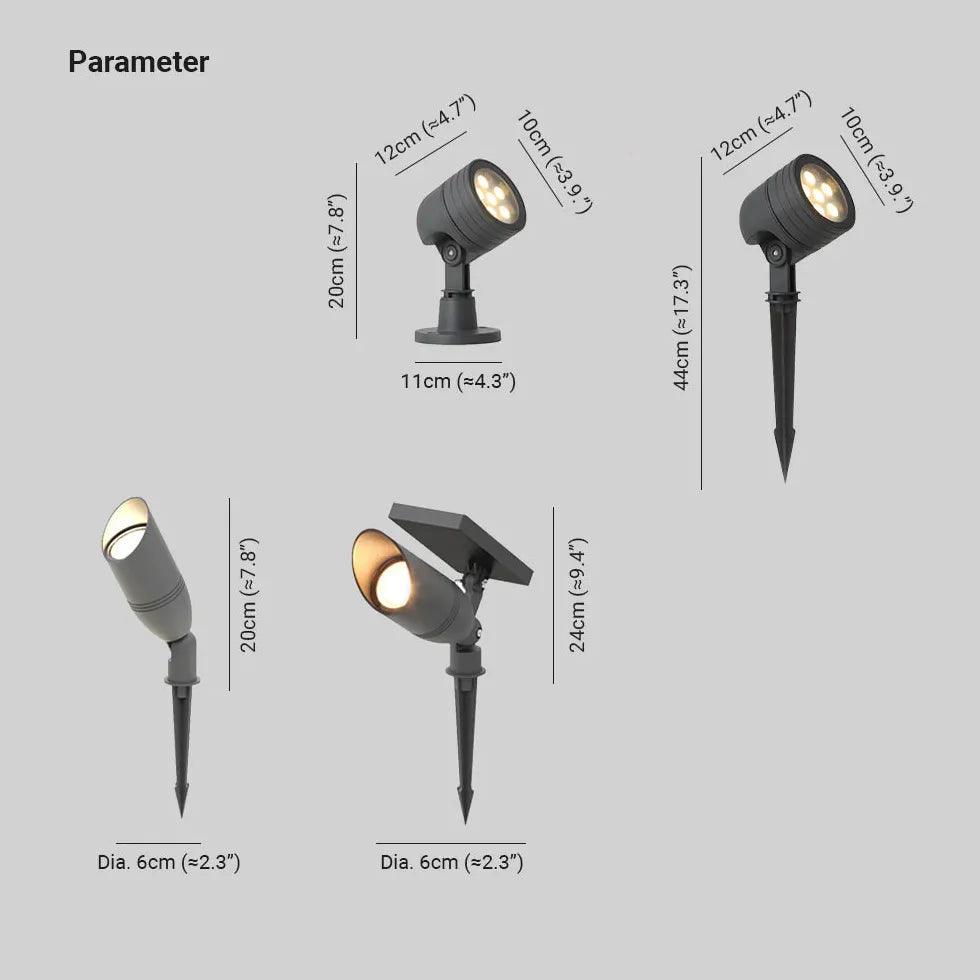 Spike Spotlight Garden Outdoor Lights - Waterproof LED Landscape Lighting for Yard, Pathway, and Patio | Perfect for Home, Garden, and Outdoor Decor