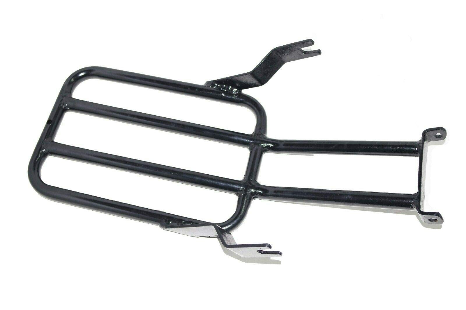 Royal Enfield Rear Luggage Rack Carrier - Heavy Duty Steel Construction, Black Painted for Motorcycle Accessories | Perfect for Touring, Commuting & Adventure Riding