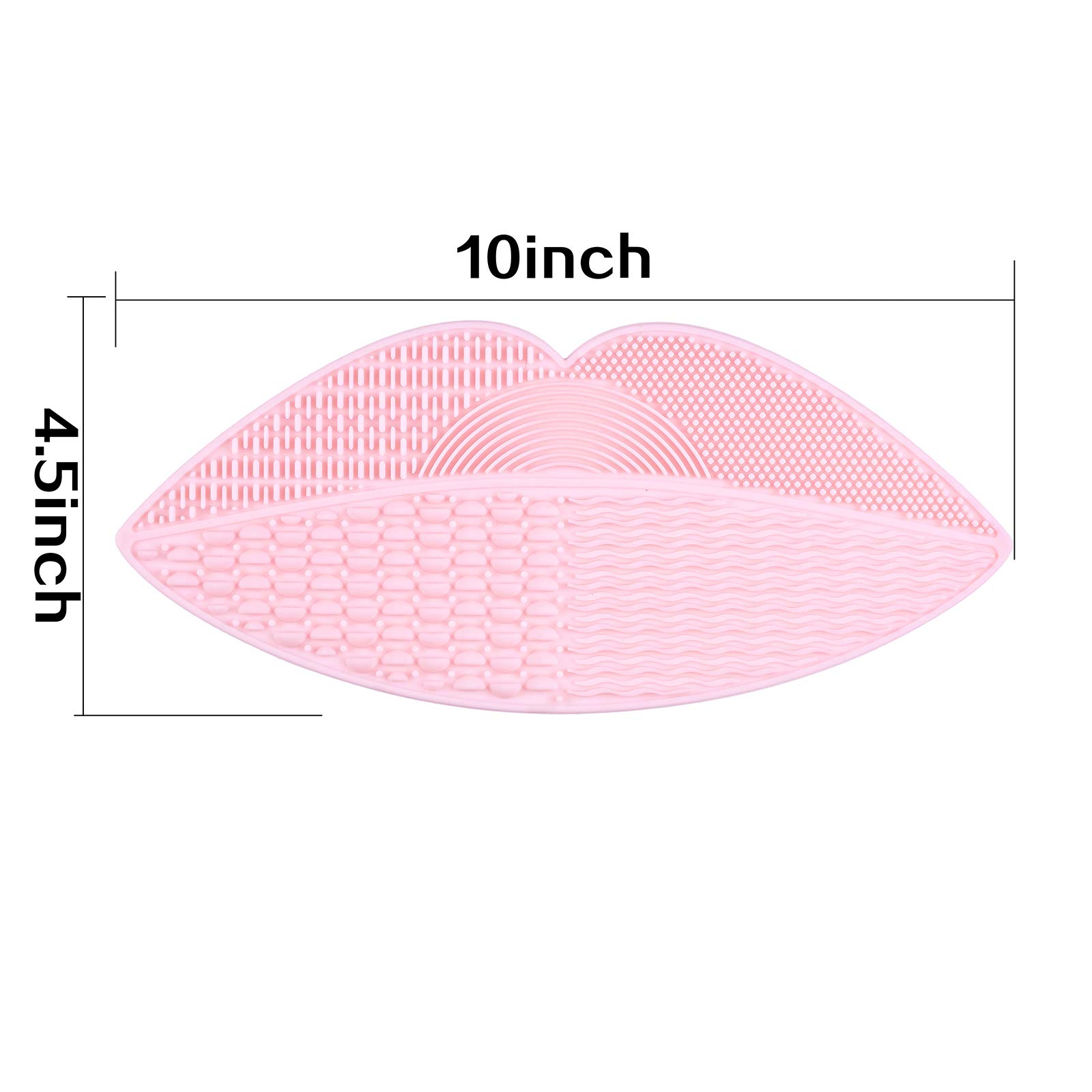 Premium Silicone Cleaning Mat for Makeup Brushes - Baby Pink (1 Count) | Perfect for Makeup Artists & Beauty Enthusiasts at Home or Salon