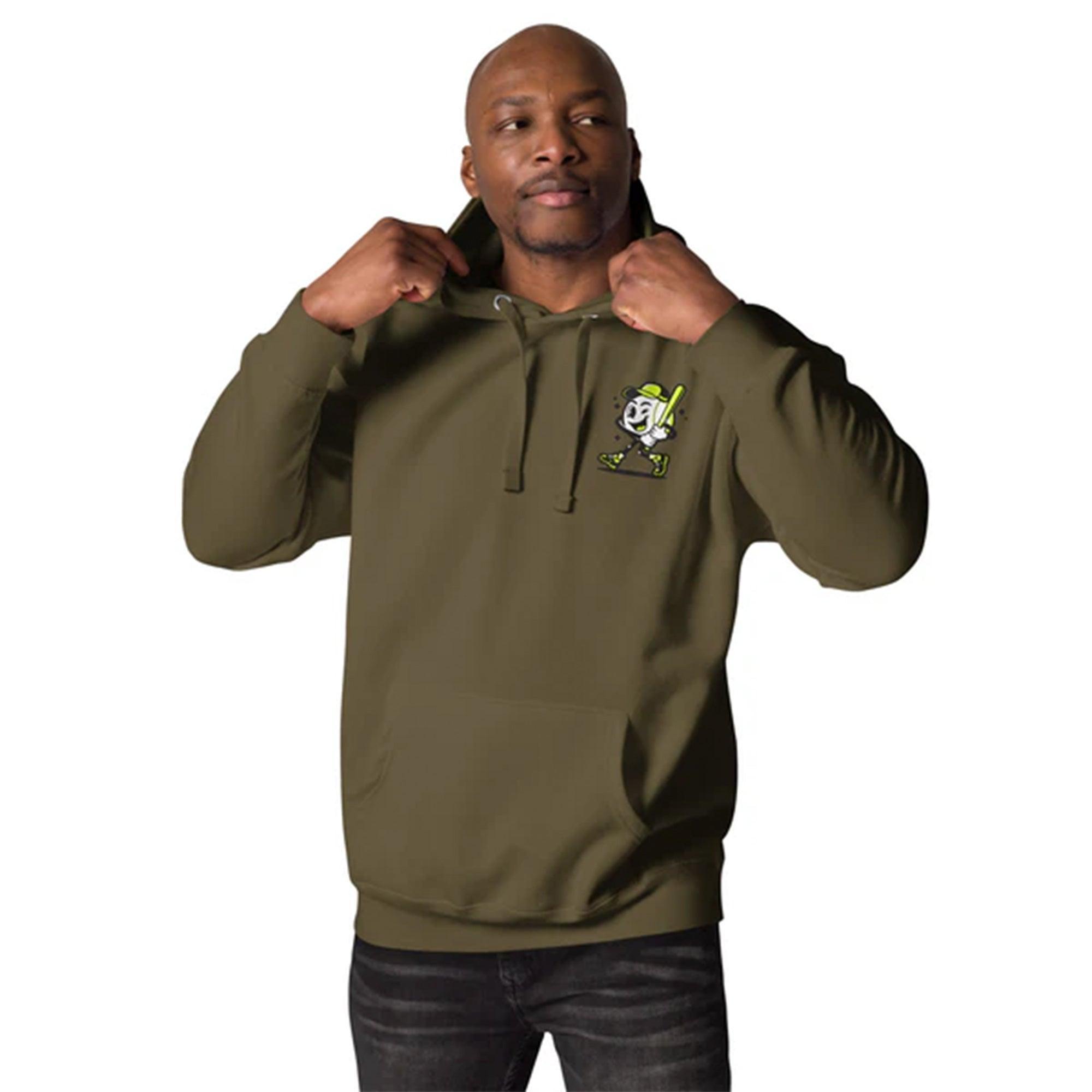 Element Fleece Hoodie Smashie (Black/Volt) - Cozy Pullover for Men & Women - Perfect for Outdoor Activities, Gym & Casual Wear