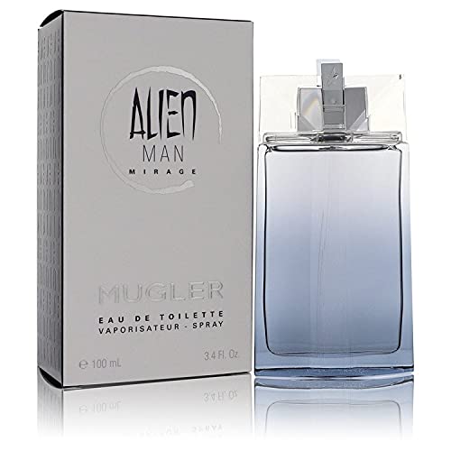 Alien Man Mirage Cologne for Men - 3.4 oz Eau de Toilette Spray | Long-Lasting Fragrance | Fresh & Masculine Scent | Perfect for Date Night, Office & Social Gatherings
