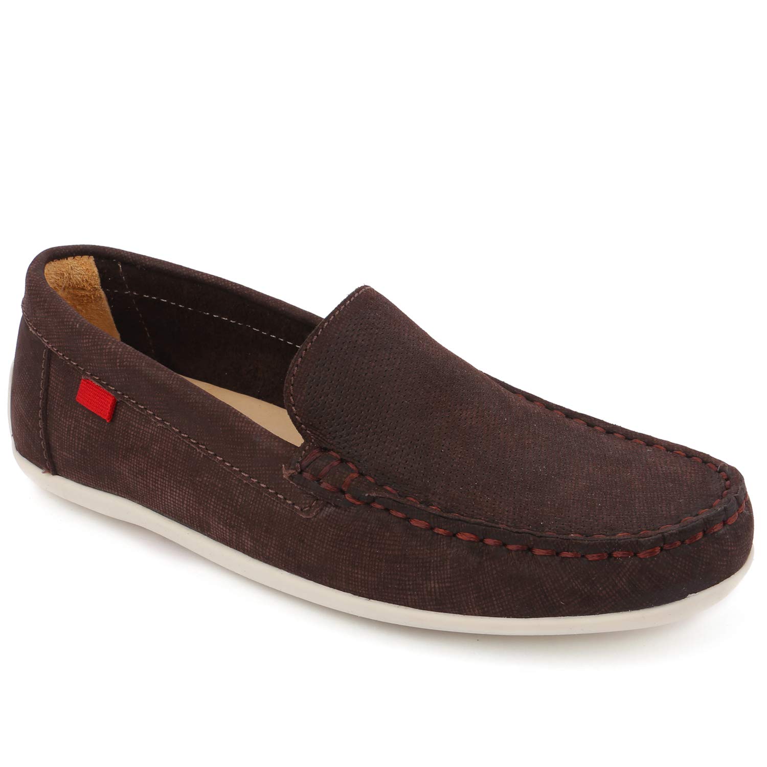 Kids Genuine Leather Driving Moccasins - Comfortable Cushion Support Slip-On Loafers for Boys (Toddler/Big Kid) | Classic Casual Shoes for School, Travel & Holiday Outfits