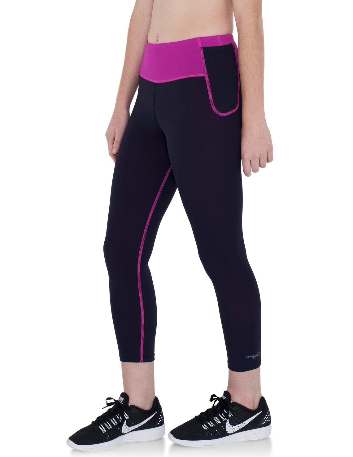 Women's Active Capris - High Waist Yoga Pants for Running, Gym Workouts & Lounge Wear - Comfortable Stretchy Workout Leggings for Women