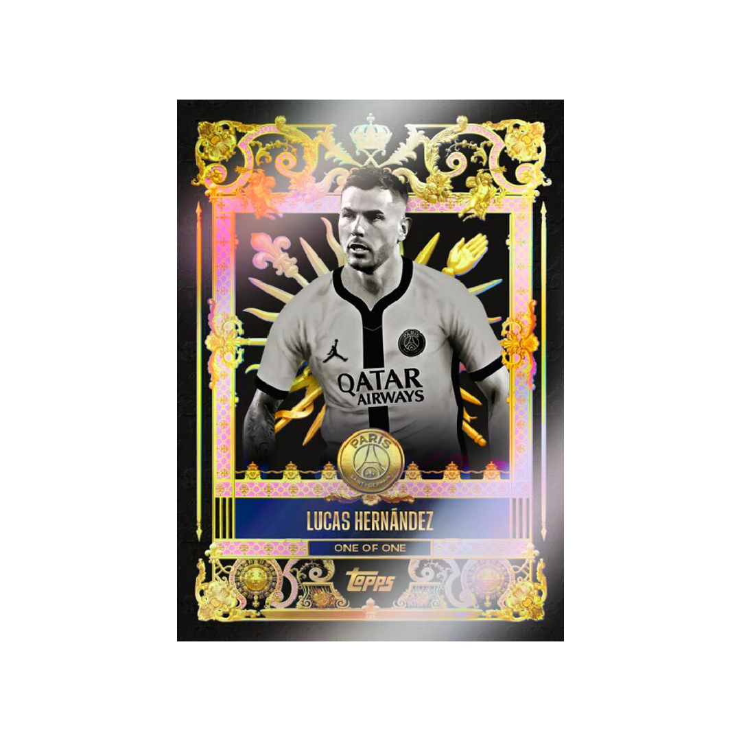 Topps Paris Saint Germain 2024/25 Team Set Soccer Trading Cards - Official PSG Player Collection for Collectors & Fans