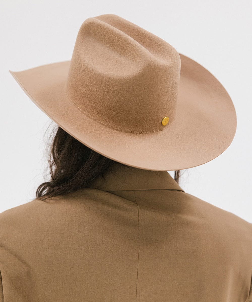 Teddy Cattleman Cowboy Hat for Men & Women - Western Style Felt Cowboy Hat with Adjustable Chin Strap - Perfect for Rodeo, Country Music Festivals & Outdoor Adventures