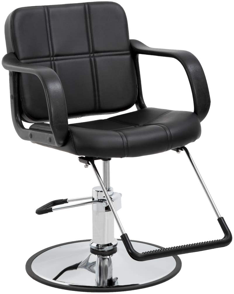 BESTSALON Professional Heavy Duty Styling Chair for Salon & Beauty - Durable & Comfortable for Haircuts, Styling & Makeup